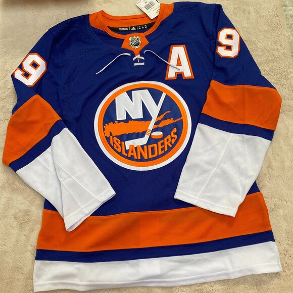 Authentic NewYork Islanders TROTTIER NHL Hockey Adias Jersey NEW Size 46 - Picture 3 of 7